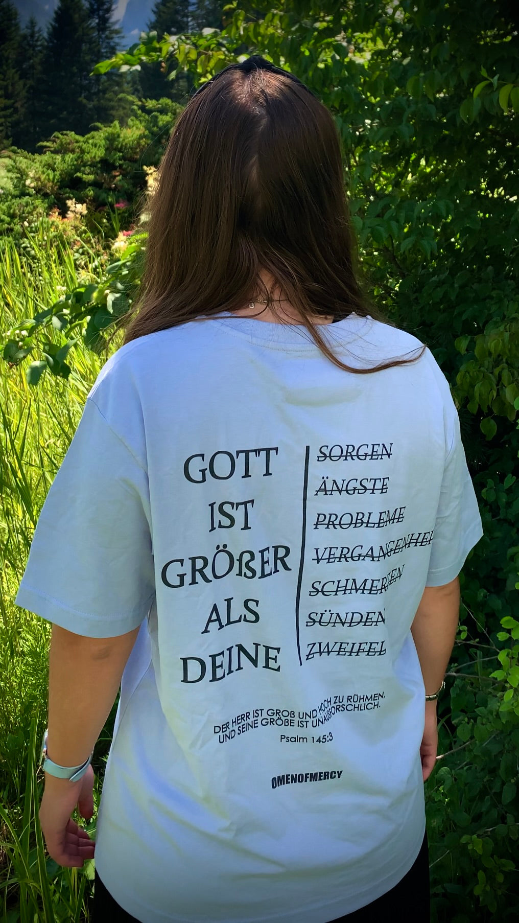 OVERSIZED SHIRT - GOTT IST GRÖßER