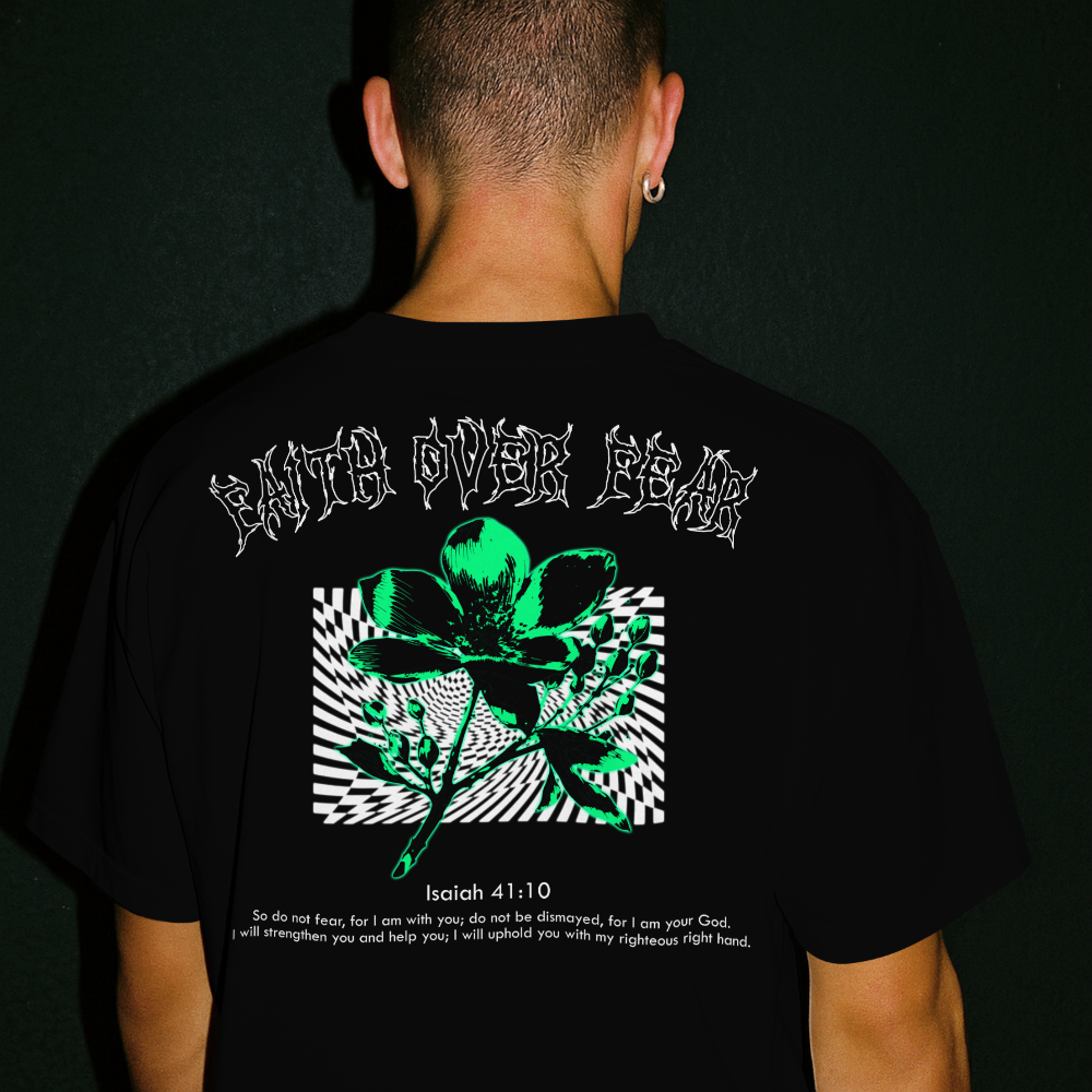 OVERSIZED SHIRT - FAITH OVER FEAR